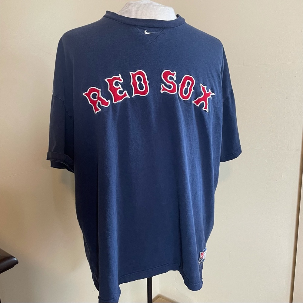 Red Sox MLB Cotton Shirt Navy XXL